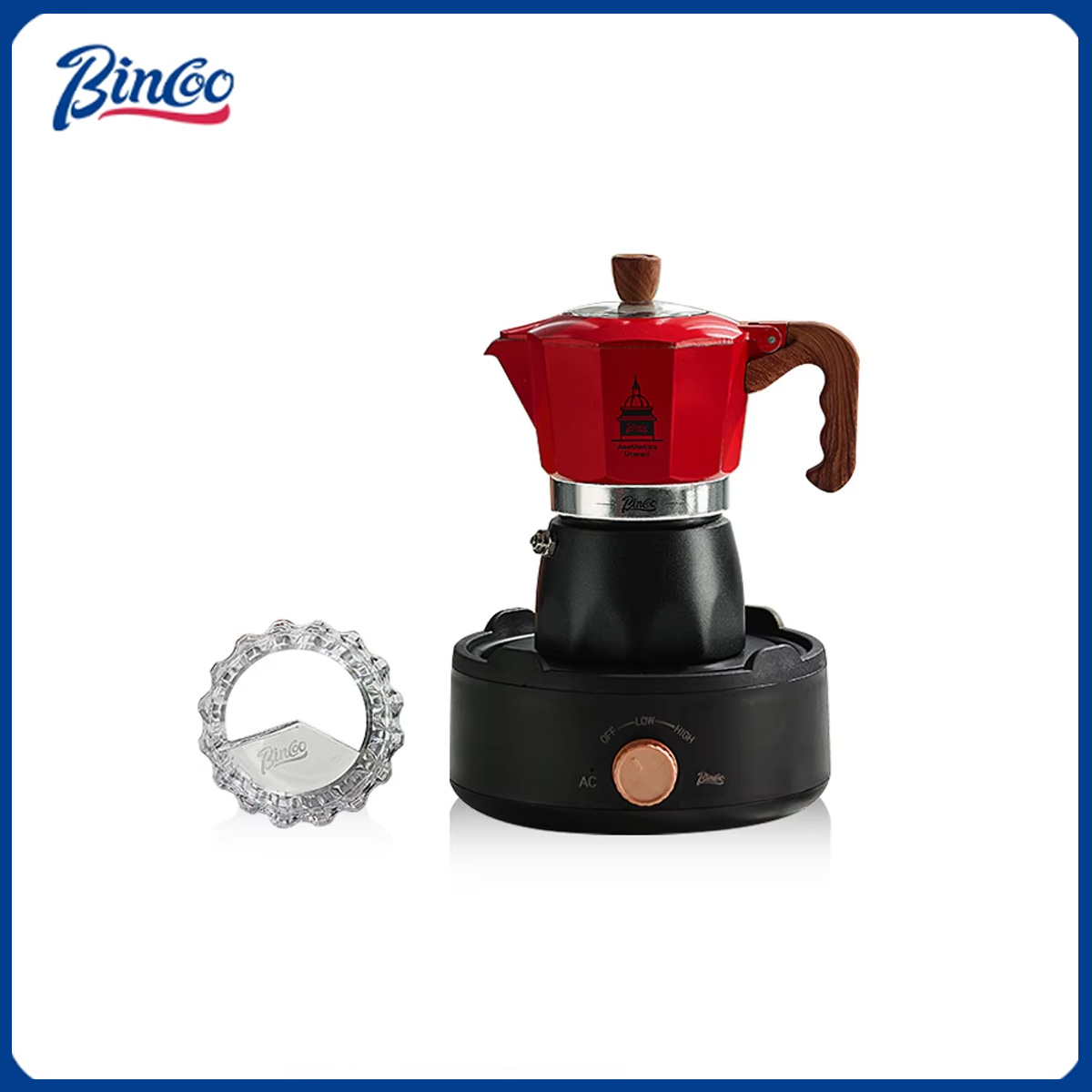 Coffee Equipment Brands - Bincoo Double Valve Coffee Moka Pot