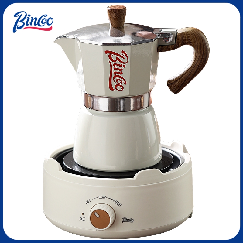 Coffee Equipment Brands - Bincoo Moka Pot and Electric Stove