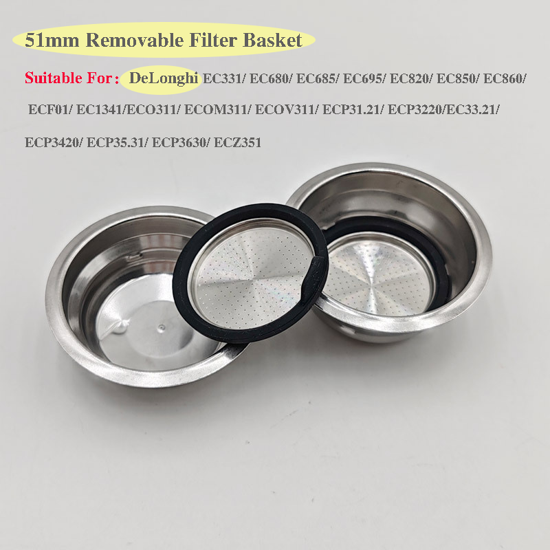 Coffee Equipment Brands - 51mm Coffee Machine Accessories Removable Filter