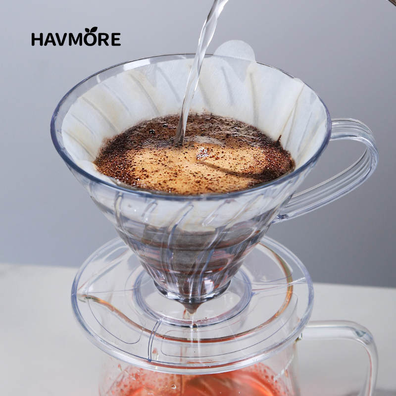 Reusable Coffee Dripper Resin  - Coffee Equipment V60 评论和价格