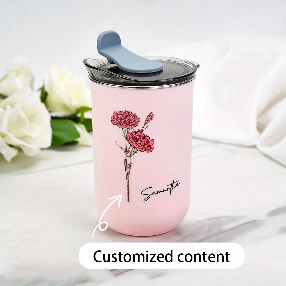 Personalized Birth Flower Coff - Coffee Equipment With Name 评论和价格