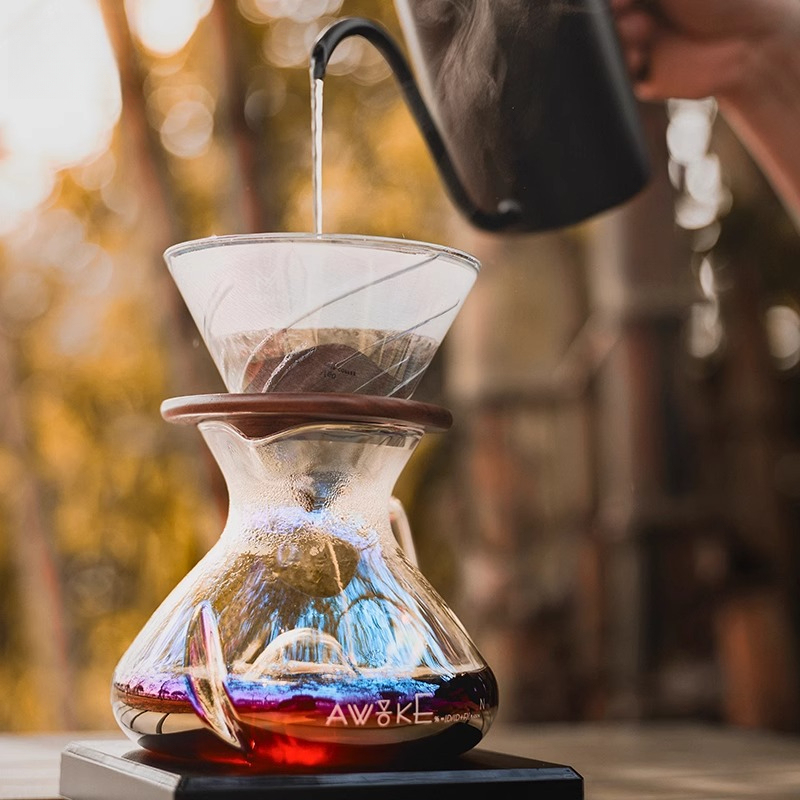 Pour Over Coffee Maker Glass C - Coffee Equipment V60 评论和价格