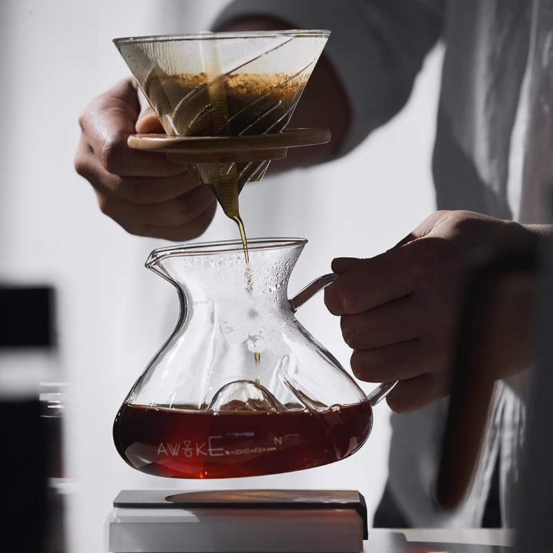 Pour Over Coffee Maker Glass C - Coffee Equipment V60 评论和价格