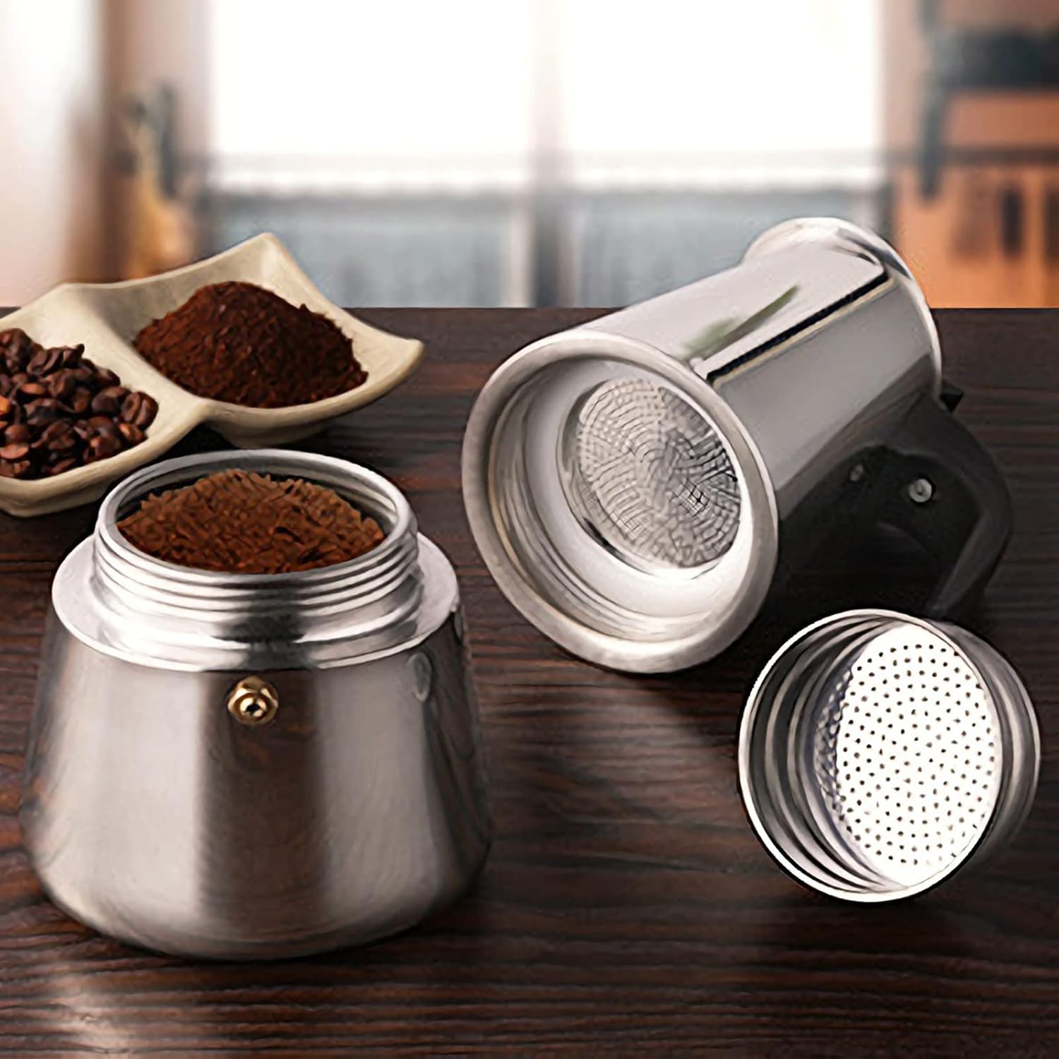 4/6/9 Cups Moka Pot Caffe Mach - Coffee Equipment Brands 评论和价格