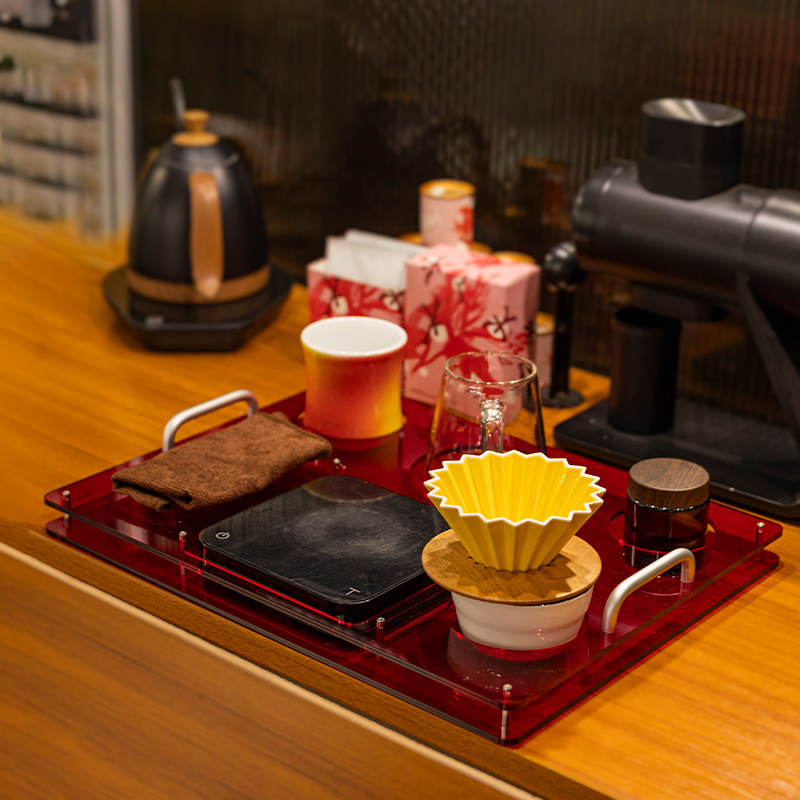 Acrylic coffee tray, used to s - Coffee Equipment Tray 评论和价格