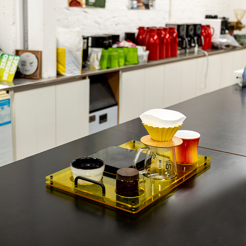 Acrylic coffee tray, used to s - Coffee Equipment Tray 评论和价格