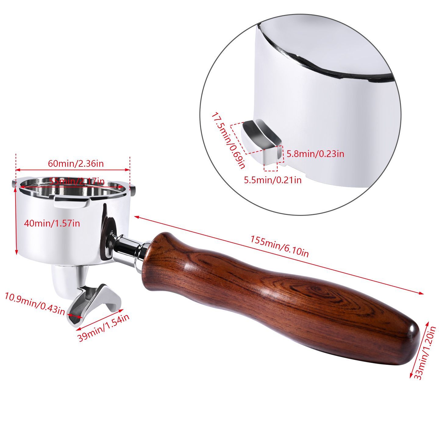 51mm Double Spout Coffee Porta - Coffee Equipment Brands 评论和价格