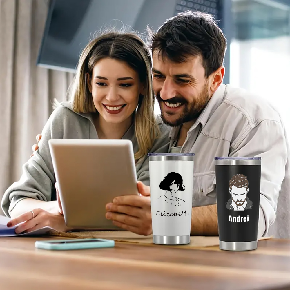 Stylish Stainless Steel Cups,  - Coffee Equipment With Name 评论和价格