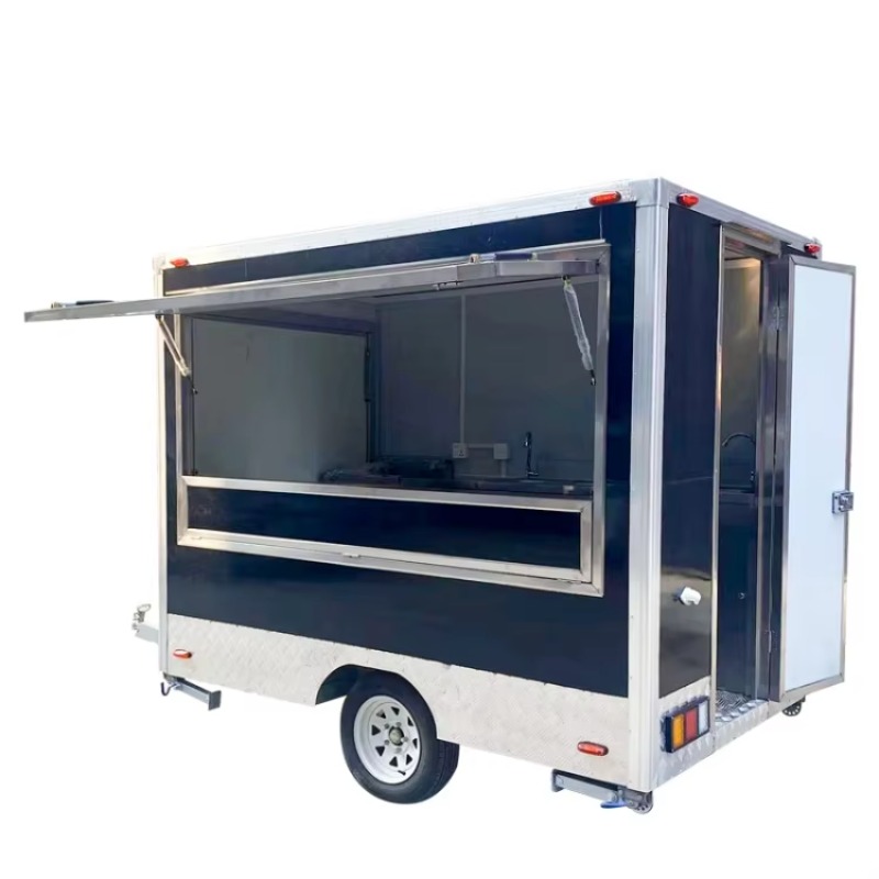 Mobile Square Food Trailer Ful - Coffee Equipment Price 评论和价格