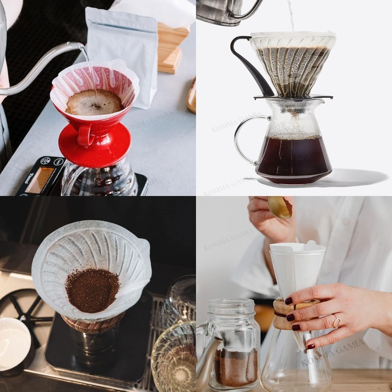 40-120 PCS Coffee Filter Acces - Coffee Equipment V60 评论和价格